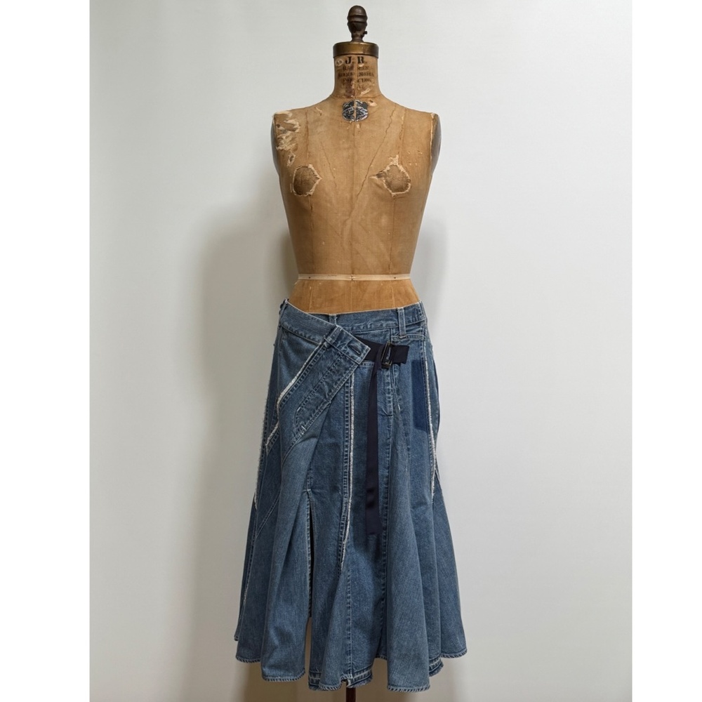 Sacai Denim Mermaid Skirt size L - Picture 10 of 12
